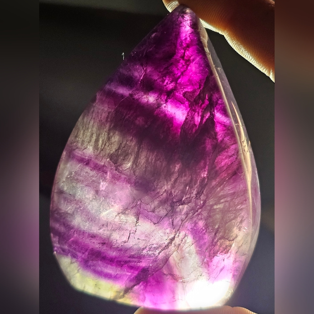 Fluorite flame